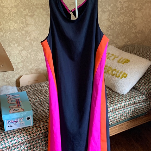 Vince cami to poly swing dress. Worn‎ once. - Picture 1 of 6